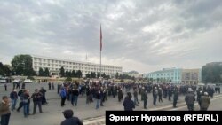 Ош шаарындагы митинг. 6-октябрь, 2020-жыл.