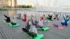 Занятие йогой на татарском в Казани, июнь 2021 года