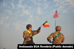 România găzduiește forțe NATO în mai multe baze militare. Trupele SUA sunt o prezență constantă la Mihail Kogălniceanu și Câmpia Turzii, iar Deveselu/jud. Olt găzduiește o parte a sistemului american antirachetă Aegis Ashore.