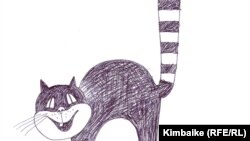 Куйругуңа баракелде, чоң жолдун Чокчолой баатыры!  Кимбайке. 23.07.2011.