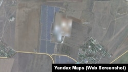 Нефтебаза Росрезерва у села Карьерное скрыта на карте Яндекса. Скриншот спутниковой карты Яндекс