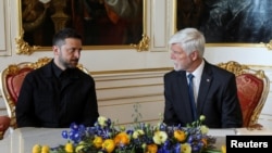 Владимир Зеленский и Петр Павел, Прага 4 мая