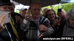 Ցուցարարներն ԱՄՆ դեսպանատան մոտ, 25-ը ապրիլի, 2025թ․