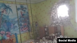 Станицна-Луганск конушундагы бала бакчага жасалган чабуул. 17-февраль, 2022-жыл.