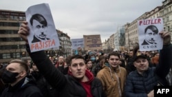 Акція на підтримку України у Празі. Чехія