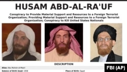 An FBI poster featuring Husam Abd-al-Ra'uf, also known as Abu Muhsin al-Masri, the No. 2 figure in the Al-Qaeda terrorist network who was killed recently.