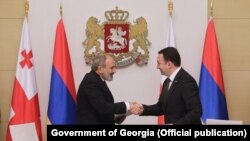 Никол Пашинян и Ираклий Гарибашвили