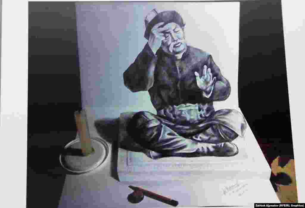 &nbsp;"Каралаев", сүрөтчү Медер Келдеев.