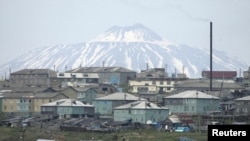 Остров Кунашир - один из четырех на южных Курилах