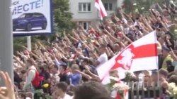 Мінськ: прощання із загиблим на протесті Олександром Тарайковським – відео