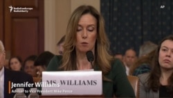 Pence's Aide: Trump's Call To Zelenskiy Was 'Unusual'