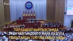 Парламент уран казууну тыйган токтом чыгарды