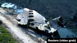 Уламки літака Boeing 737 авіакомпанії «Міжнародні авіалінії України», який зазнав катастрофи в Тегерані, 8 січня 2020 року