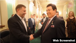 Ватажок угруповання «ДНР» Олександр Захарченко і російський співак Йосип Кобзон