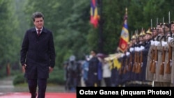 Președintele Nicușor Dan la ceremonia de învestire de la Palatul Cotroceni