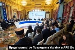 Участники саммита международной «Крымской платформы». Киев, 11 сентября 2024 года