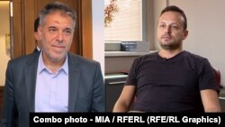 Историчарот Драги Ѓоргиев,копретседател на македонско-бугарска историска комисија за историски образовни прашања и историчарот Петар Тодоров, член на комисијата