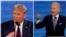 Prezident Donald Tramp va demokratlar nomzodi Jo Bayden Ohayodagi saylovoldi debatlari chog‘ida, 29 -sentabr, 2020