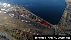 За версією ДТЕКу, площа підтопленої території начебто склала 4100 квадратних метрів. Журналісти порівняли цю цифру з реальною площею затоплення