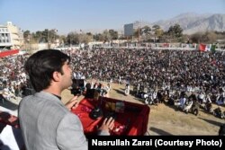 د پښتونخوا نېشنل عوامي ګوند مشر خوشال خان کاکړ - انځور له ارشیفه