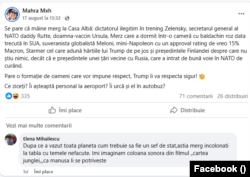 Postarea lui Mahra Mxh despre vizita lui Volodmir Zelenski și a liderilor europeni la Washington.