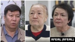 Кайсын Абакиров, Жаңыл Мамбеталы жана Сания Бранчаева. Коллаж.