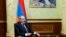 ARMENIA -- Armenian Prime Minister Nikol Pashinian speaks during his online news conference in Yerevan, November 16, 2020