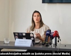 Kristina Žugić iz Inicijative mladih za ljudska prava