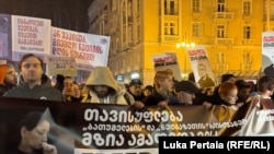 მზია ამაღლობელის მხარდამჭერი აქცია, თბილისი 31 იანვარი, 2025 წელი