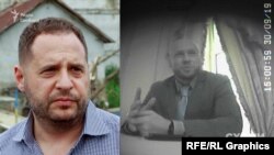 Комбіноване зображення. Зліва направо: голова Офісу президента Андрій Єрмак і його брат Денис Єрмак