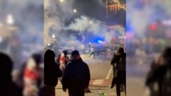Georgian Police Fire Tear Gas To Repel Protesters From Presidential Palace