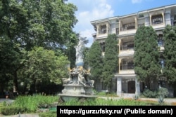 Фонтан в Гурзуфском парке, Южный берег Крыма