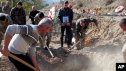 Արցախի համար զոհված զինվորների հուղարկավորությունը, Ստեփանակերտ, 30 հոկտեմբերի, 2020թ.