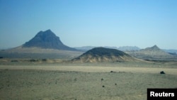 په بلوچستان کې د رېکوډېک د سرو زرو او مسو د کانونو سیمه - پخوانی انځور. 