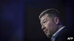 Tomio Okamura la o întâlnire a partidelor anti-imigrație la Lisabona, în octombrie 2024. 