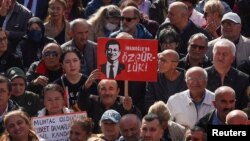 Экрем Имамоглуну колдоо акциясы. Стамбул, 26-октябрь 2025-жыл