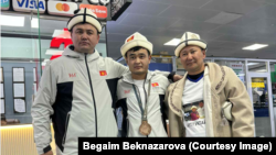 Судрлимпиаданын коло байгесинин ээси Байсалбек Орозали уулу ортодо. 20-ноябрь, 2025-ж. 