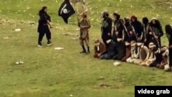 تصویر آرشیف: افراد گروه داعش در شرق افغانستان 