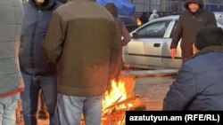 Забастовка рабочих Зангезурского медно-молибденового комбината продолжается 6-й день, Каджаран, 05 февраля 2025 г.