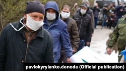 Обмін утримуваними особами на КПВВ Майорськ, 16 квітня 2020 року