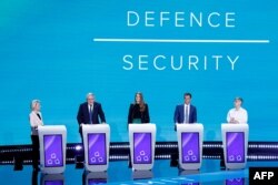 Între discuțiile pe temele anunțate, candidații au avut șansa să discute individual planurile lor pentru viitorul Europei.