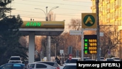 Ситуация с наличием бензина на автозаправке сети ATAN в Симферополе, 26 ноября 2025 года