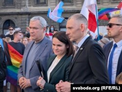 Павал Латушка, Сьвятлана Ціханоўская, Сяргей Ціханоўскі