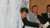 Prime Minister and Party of Regions leader Viktor Yanukovych voting today in Kyiv