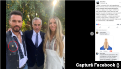 Elena Sechila, Eugen Sechilă și Călin Georgescu. Pe reverul hainei lui Eugen Sechilă se poate observa un însemn legionar.