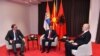 Predsednik Srbije Aleksandar Vučić, premijer Severne Makedonije Zoran Zaev, premijer Albanije Edi Rama, Ohrid. 