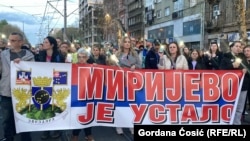 Мирьево - один из спальных районов Белграда - тоже устало от власти, которую многие граждане считают коррумпированной. 9 апреля 2024 года