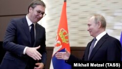 Aleksandar Vučić i Vladimir Putin, Soči