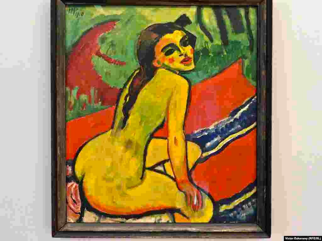 Max Pechstein, Tînără fată așezată