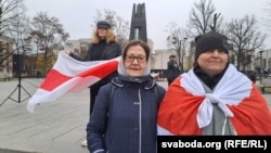 Удзельніцы акцыі памяці